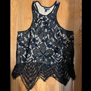 Express lace blouse
